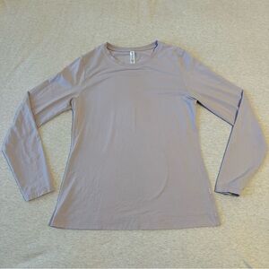 Athleta Lavender Long Sleeve Tee